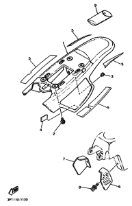 PW50 PW50B Боковая крышка
