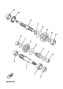 YP250R Трансмиссия