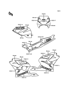 ZX400 Наклейки