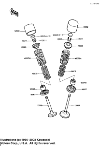 KZ650 Клапана
