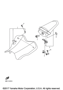 YZF-R1 Сиденье