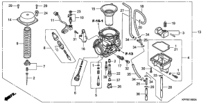 CBF250 Carburetor assy