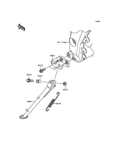 ZR1000 Подножка
