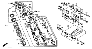 CR500R Shock absorber 87-88