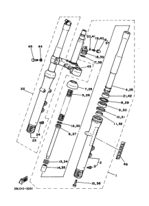 RZ250R ﾌﾛﾝﾄﾌｵｰｸ