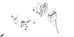 CRM75R Battery / regulator