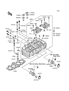 ZR400 Головка цилиндров