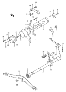 BX120 Переключение передач