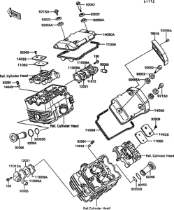  Крышка головки цилиндров