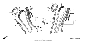 VT600CD Цепь ГРМ