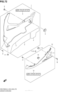 GSX-R600 Under Cowling