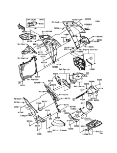 ZX1000 Обтекатель нижний