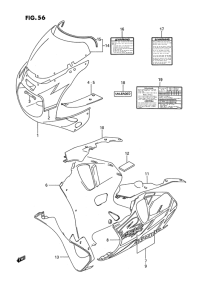 GSX-R750 Cowling body