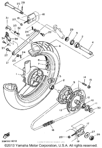 FZR1000A Переднее колесо