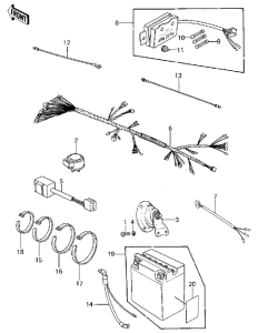 KZ250 Электрика