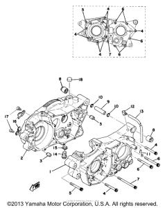 MX250B Картер двигателя