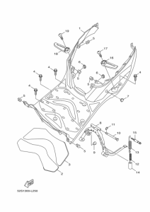 HW151 Support & repose pied