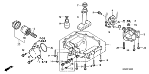 Картер масляный / масляная помпа