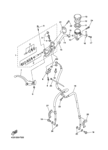 YZF-R1 Главный тормозной цилиндр