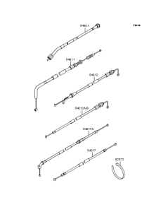 EX400 Тросы управления