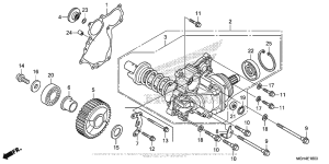 VFR1200X (DCT) Side Gear Case