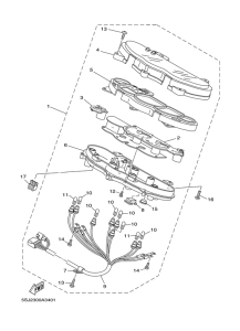 YP250R Приборы