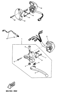 YH50 Handle switch. lever