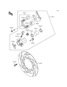 EN500 Передний суппорт