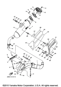 XT1200Z Выхлопная система