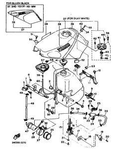 FZR600 Топливный бак