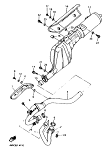 XTZ660 Выхлопная система
