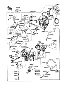 VN1500 Carburetor(1 / 2)