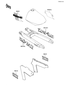 KX500 Наклейки