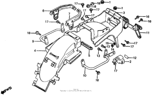 FT500 Задний бампер