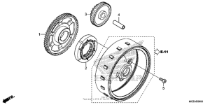  Муфта стартера