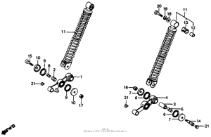 C70 Передняя вилка