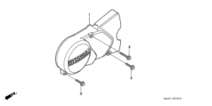 C50 Крышка картера левая