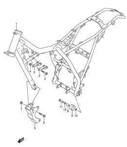 RV125 Frame comp