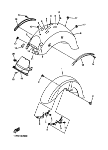 XVS1100A ﾌｴﾝﾀﾞ