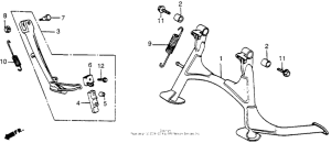 VT700C Подножка