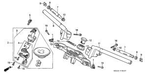  Handle pipe / top bridge