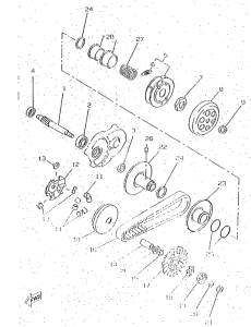 CW50RS Сцепление