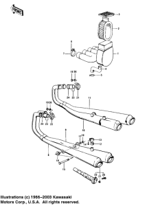 Z1 Air cleaner / mufflers