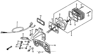 XL100S Taillight 83-85