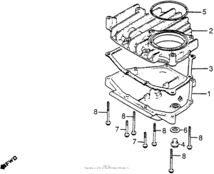 CX500 Маслянный поддон