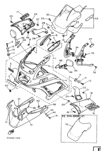 FJ1200A Обтекатель 1