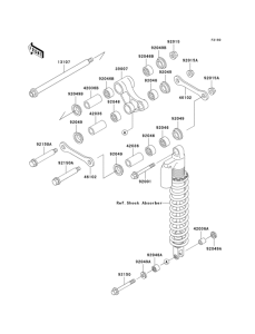 KLX250 Подвеска