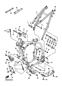 WR450F WR450FV Frame comp