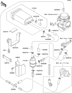  Испарительная система топлива