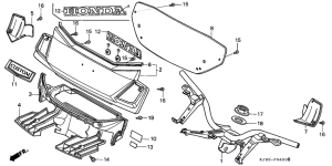 CH125 Handle pipe / handle cover